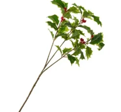 Ilex Zweig mit Beeren, 40 cm