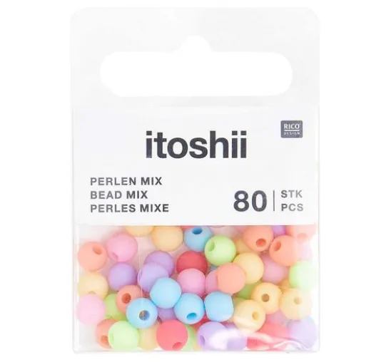 itoshii Perlen-Set "Rainbow Matt"