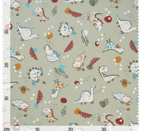 Jersey-Stoff "Dinos"