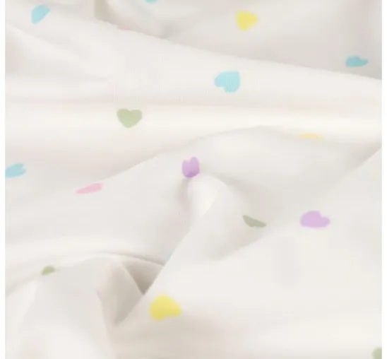 Jersey-Stoff "Kleine Herzen"