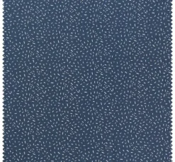 Jersey-Stoff "Konfetti-Streifen Jeans-Blau"