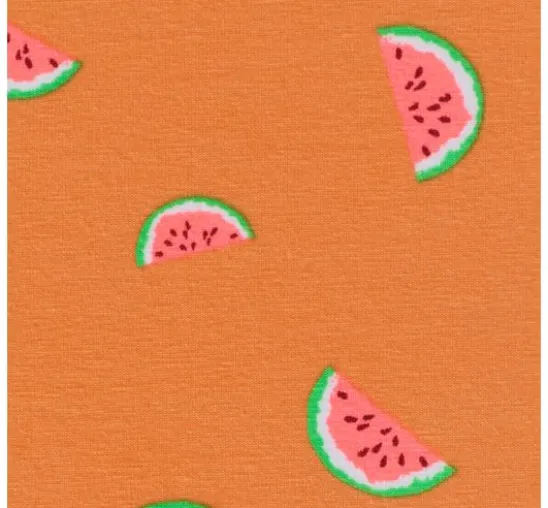 Jersey-Stoff Neon "Melone"