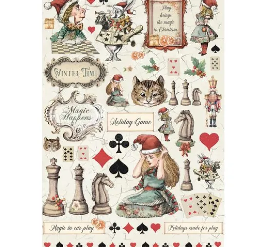 Junk Journal Book "Alice in Christmas"