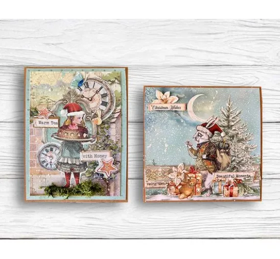 Junk Journal Book "Alice in Christmas"