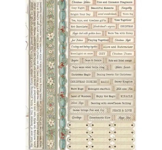 Junk Journal Book "Alice in Christmas"