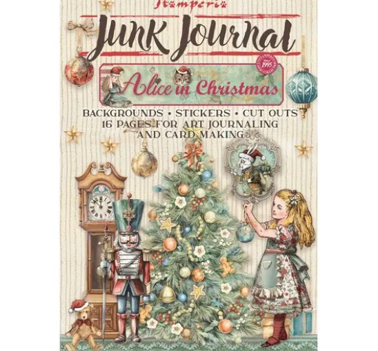 Junk Journal Book "Alice in Christmas"