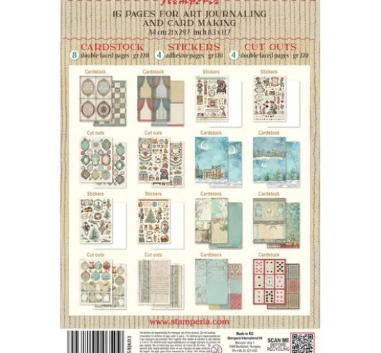 Junk Journal Book "Alice in Christmas"