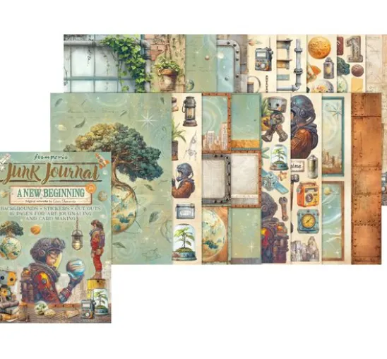 Junk Journal Book "A New Beginning"