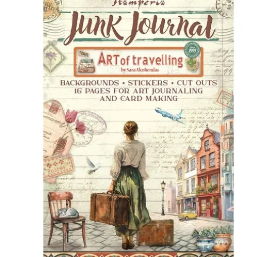 Junk Journal Book "Art of Travelling"