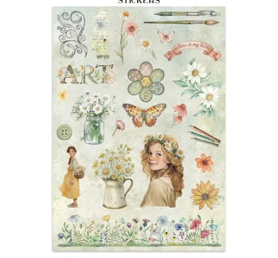 Junk Journal Book "Daisy Art"