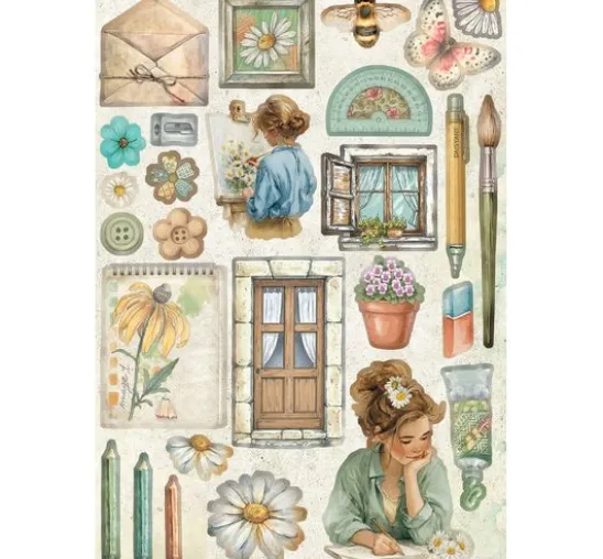 Junk Journal Book "Daisy Art"