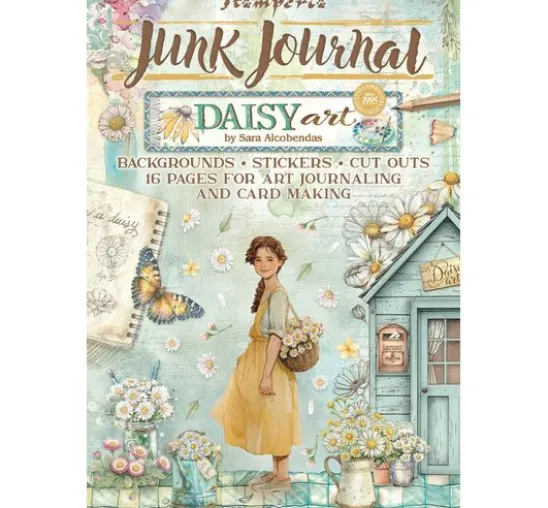 Junk Journal Book "Daisy Art"