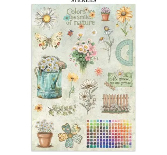 Junk Journal Book "Daisy Art"