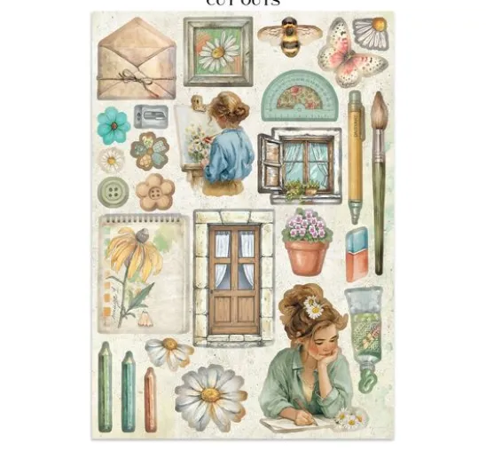 Junk Journal Book "Daisy Art"