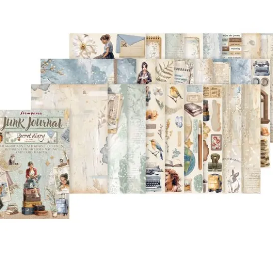 Junk Journal Book "Secret Diary"