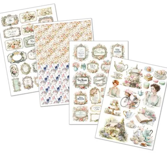 Junk Journal & Ephemera Book "Afternoon Tea"