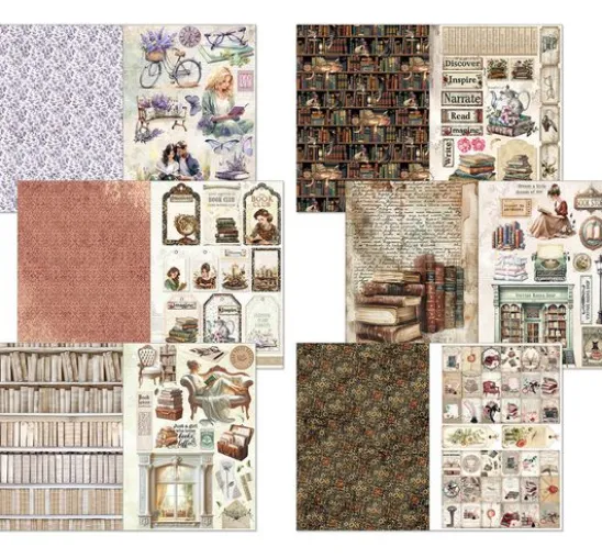 Junk Journal & Ephemera Book "Book Lovers"