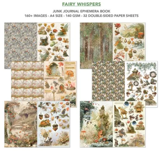 Junk Journal & Ephemera Book "Fairy Whisper"
