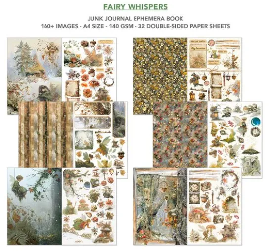 Junk Journal & Ephemera Book "Fairy Whisper"