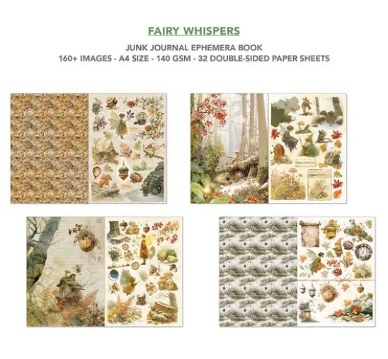 Junk Journal & Ephemera Book "Fairy Whisper"