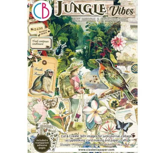 Junk Journal & Ephemera Book "Jungle Vibes"