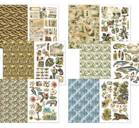Junk Journal & Ephemera Book "Jungle Vibes"