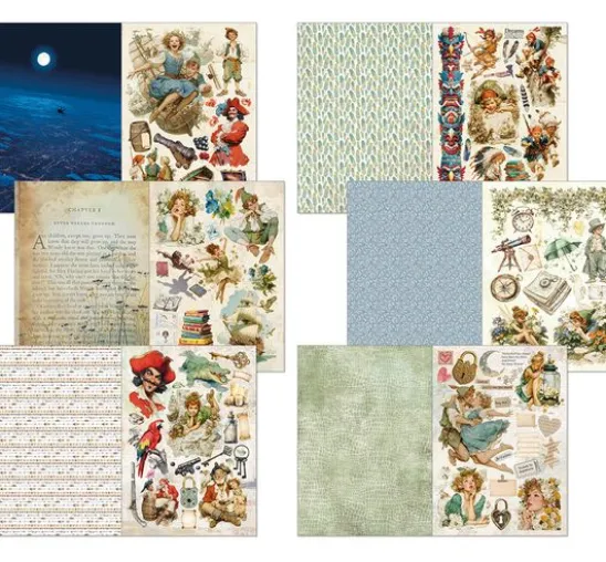 Junk Journal & Ephemera Book "Neverland"