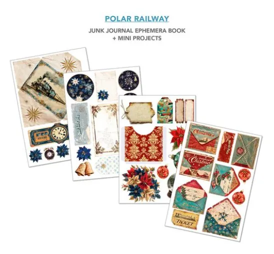 Junk Journal & Ephemera Book "Polar Railway"
