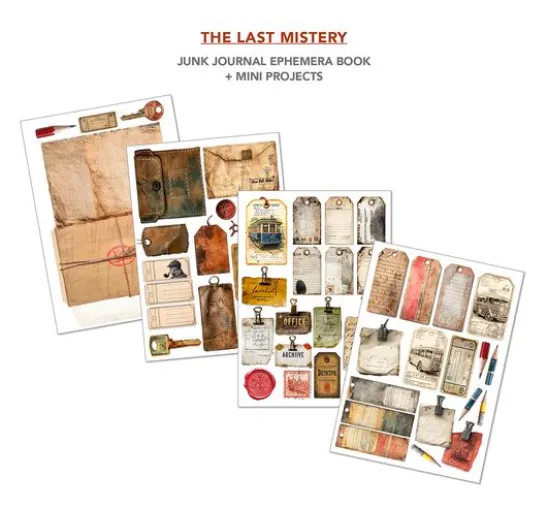 Junk Journal & Ephemera Book "The Last Mystery"