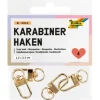 Karabinerhaken, 4 Stück