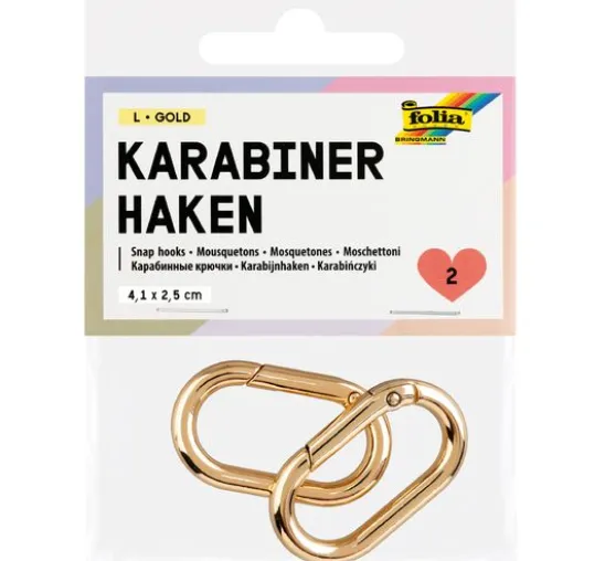Karabinerhaken, 2 Stück