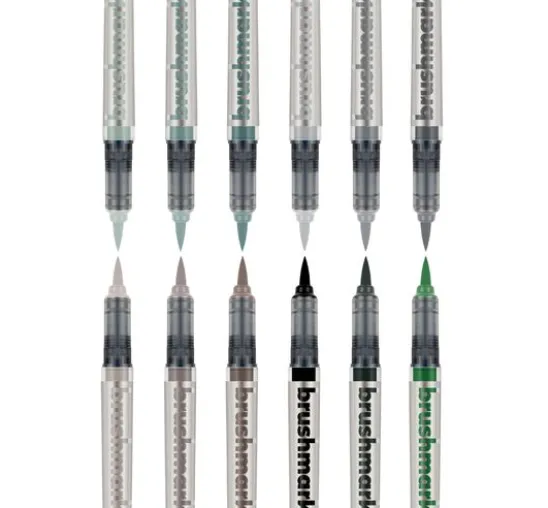 Karin Brushmarker PRO Set, 12 Farben