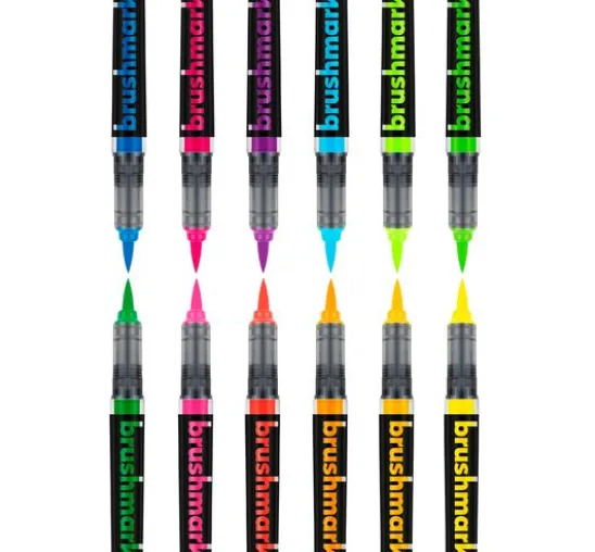 Karin Brushmarker PRO Set, 12 Farben