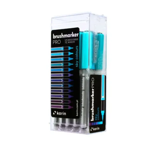Karin Brushmarker PRO Set, 12 Farben