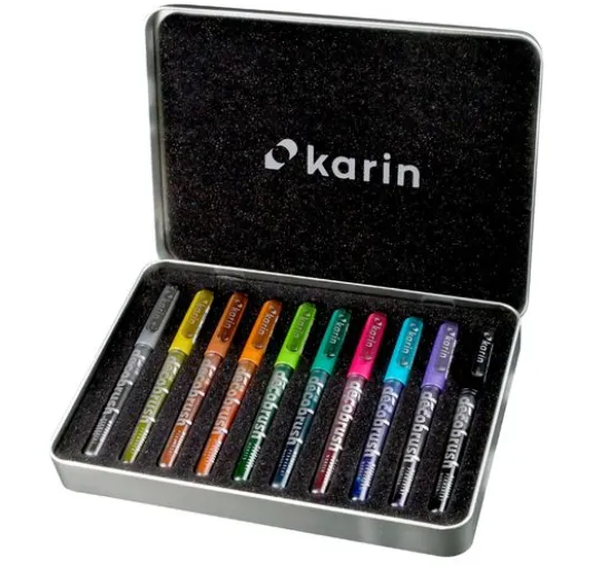 Karin Decobrush Metallic, 10 colours set