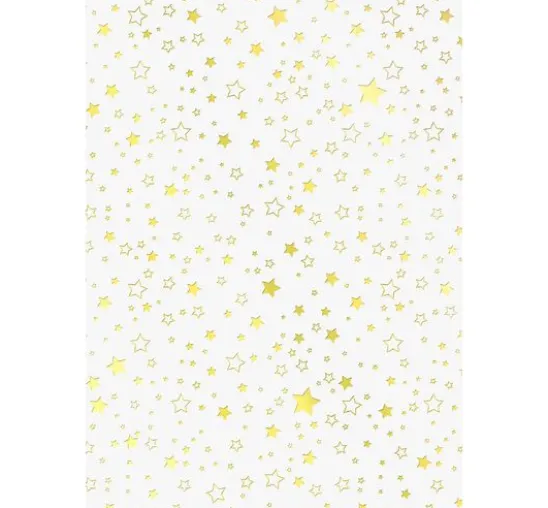 Karton-Block "Sterne" Gold/Silber