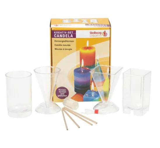 Kerzen-Giessformen, 4er-Set