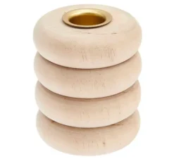Kerzenhalter "Ringe", für Stabkerzen Ø 2,4 cm