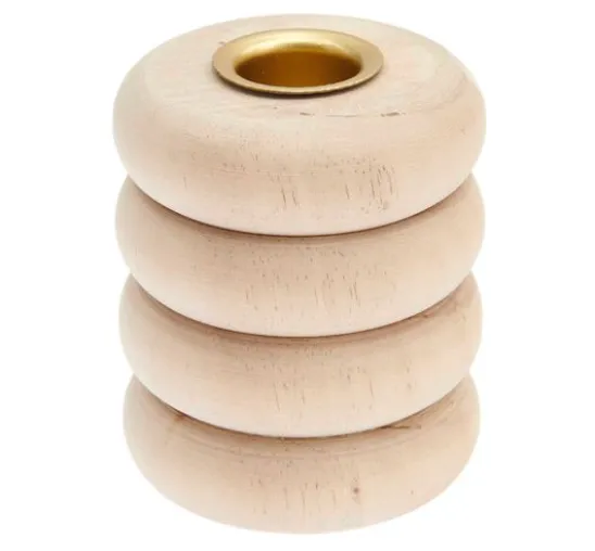 Kerzenhalter "Ringe", für Stabkerzen Ø 2,4 cm