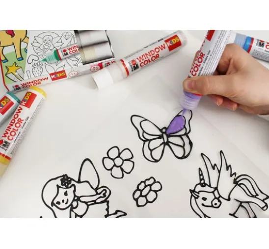 KiDS Window Color "Glitzerfee", 10 x 25 ml