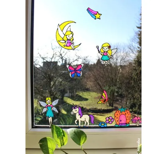 KiDS Window Color "Glitzerfee", 10 x 25 ml