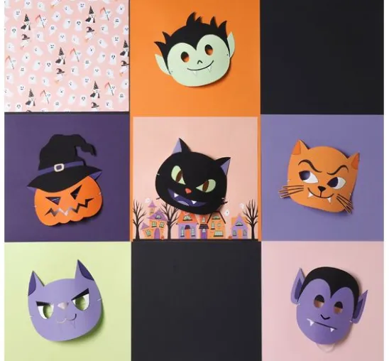 Kinder-Masken "Halloween"