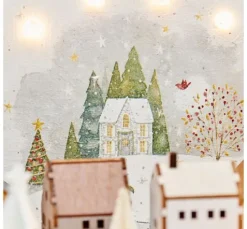 Konstsmide LED Mini Lichterkette mit Schalter, 10 warmweiße Dioden
