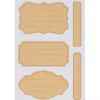 Kraftpapier Sticker "Etiketten liniert"