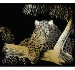 Kratzbild "Gepard"