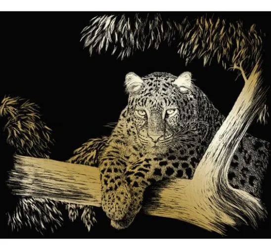 Kratzbild "Gepard"