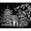 Kratzbild "Kyoto Temple"