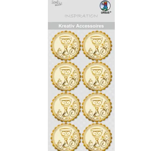 Kreativ-Accessoires "Kelch gold"