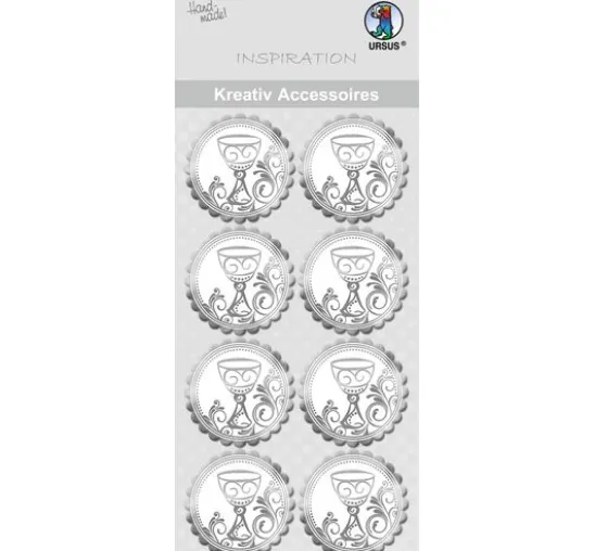 Kreativ-Accessoires "Kelch silber"