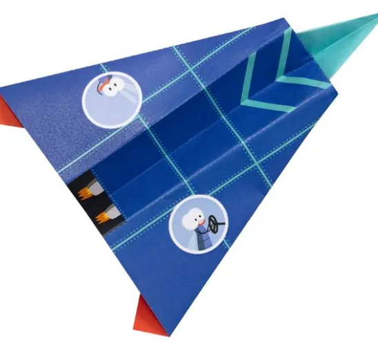 Kreativ-Box Origami "Flugzeuge und Raketen"